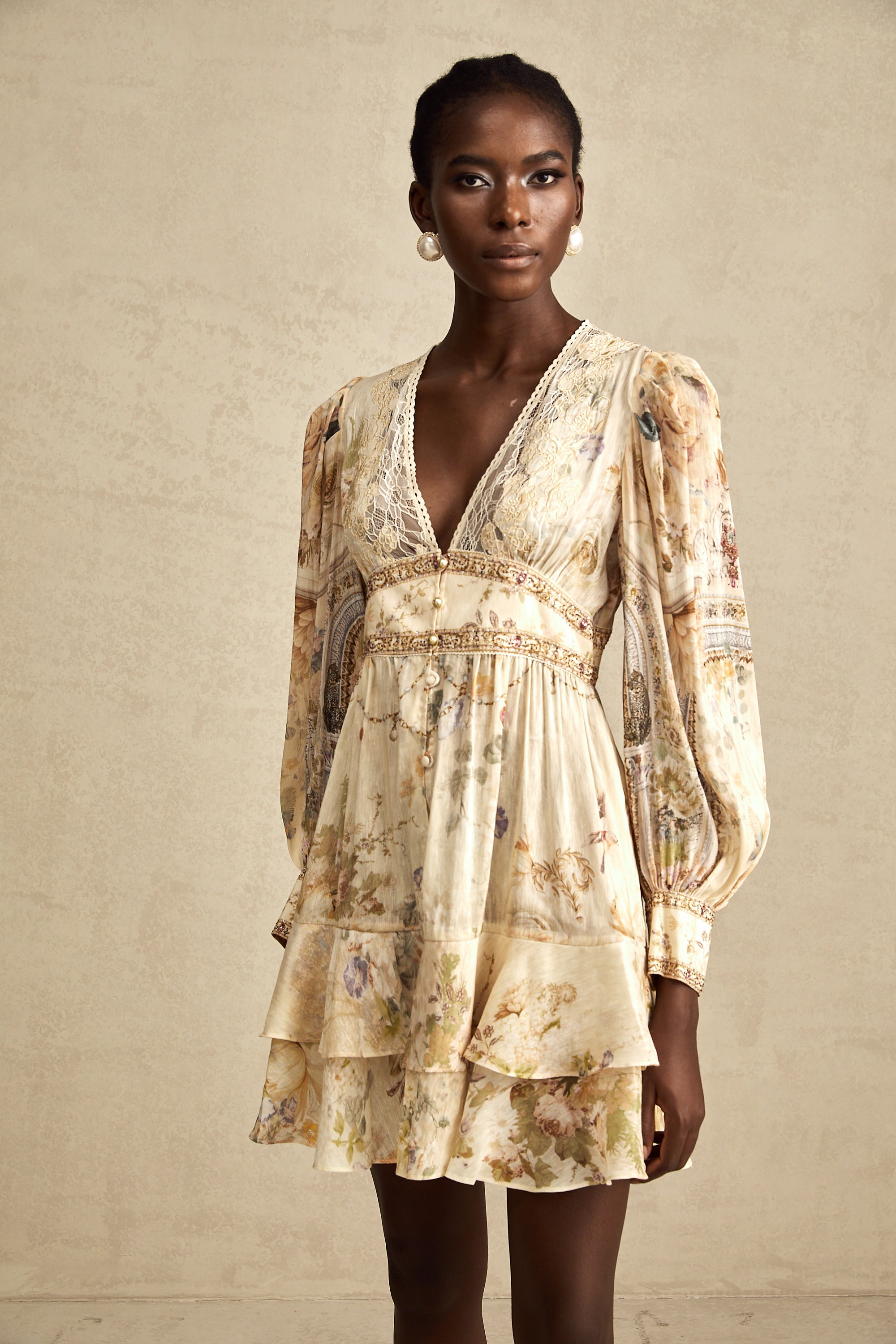 Béatrice mini elbise