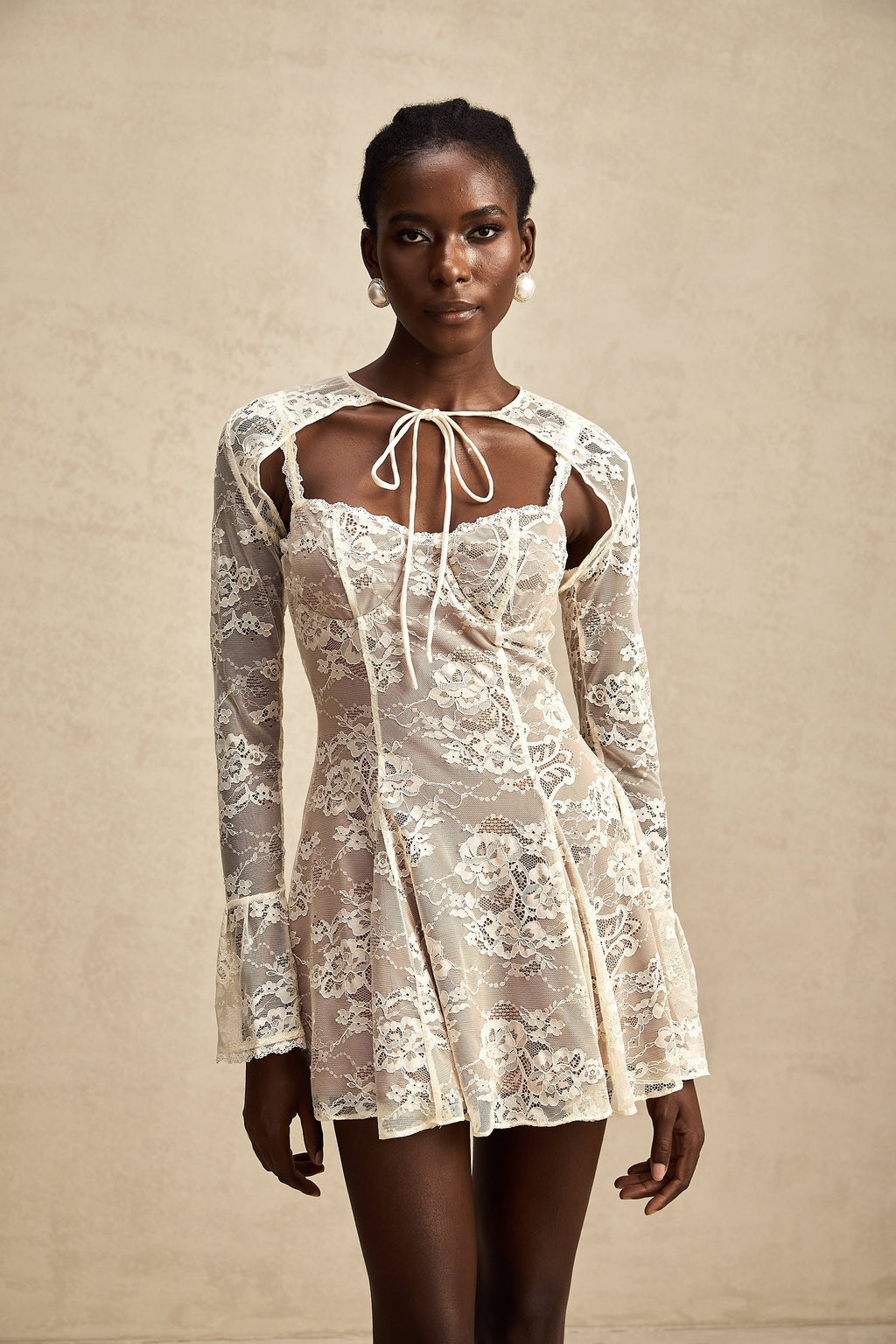 Axelle yelek ve elbise takım