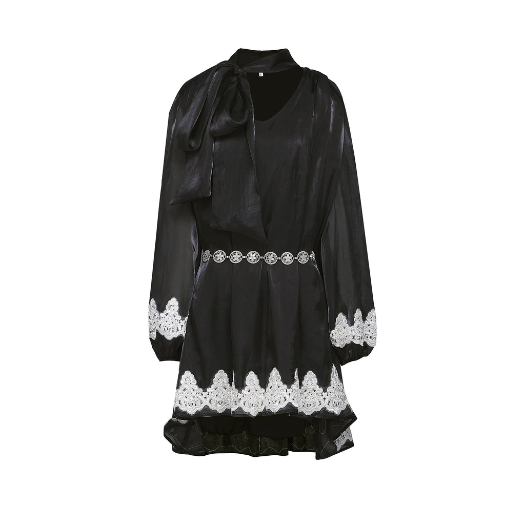 Delphine inci mini elbise