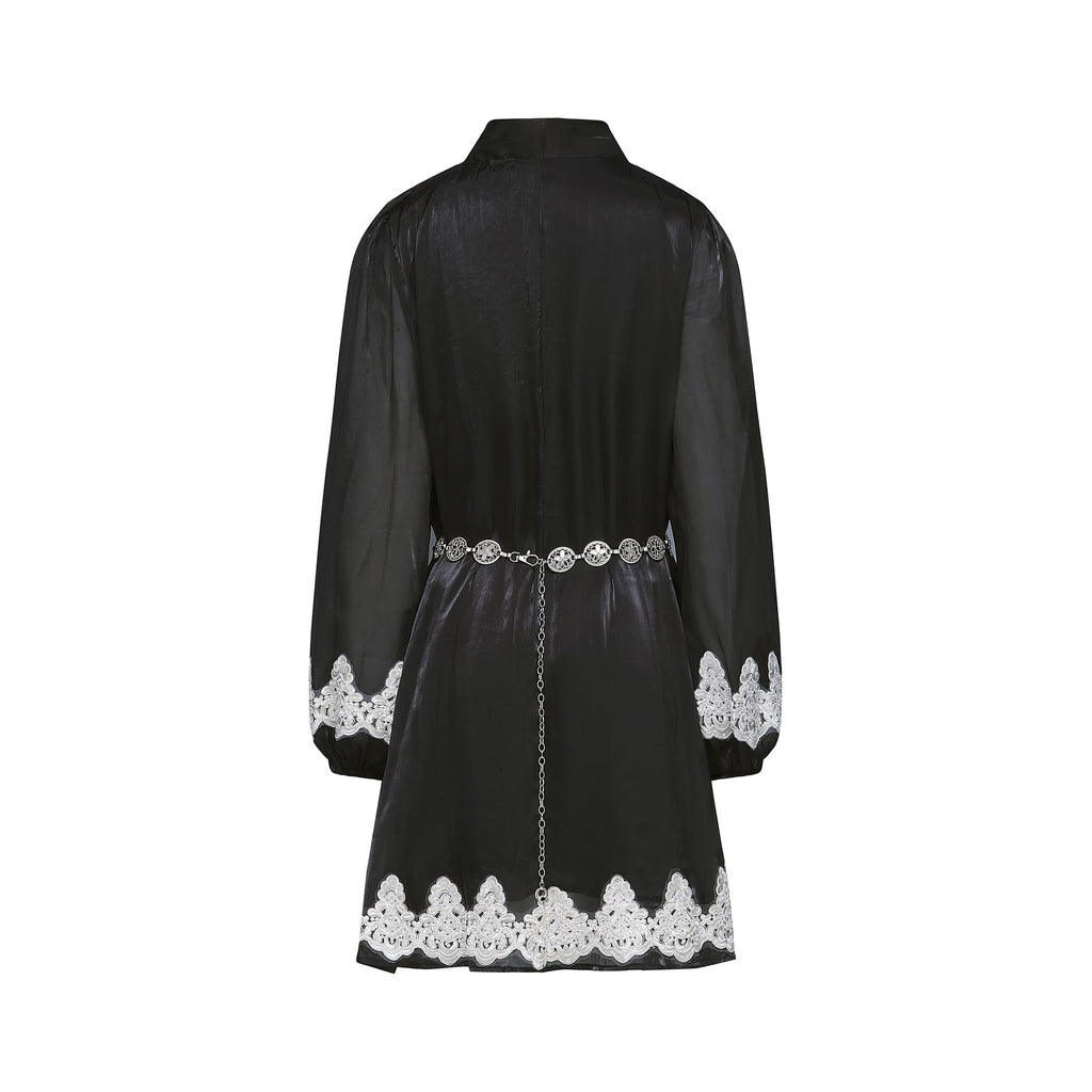 Delphine inci mini elbise