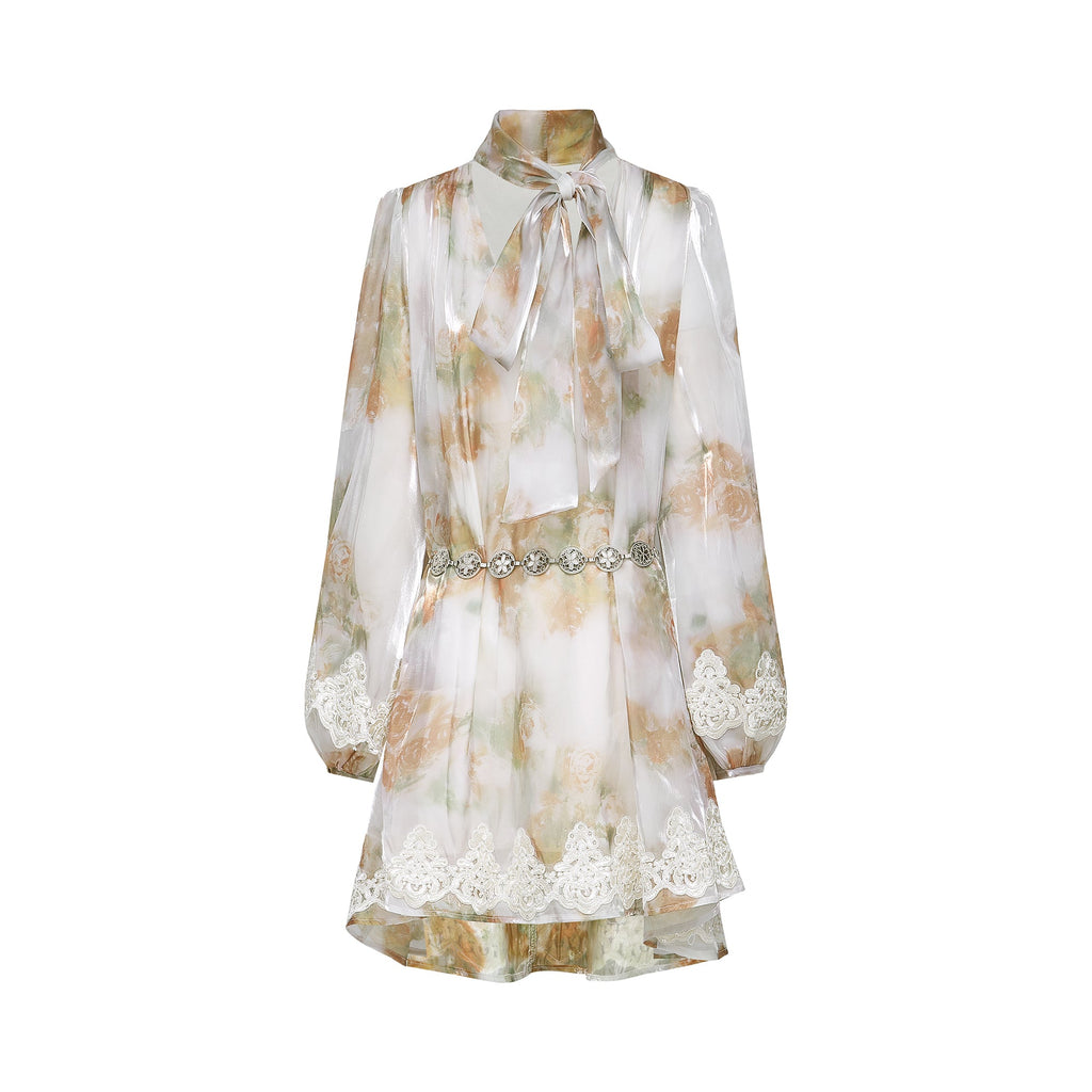 Delphine inci mini elbise