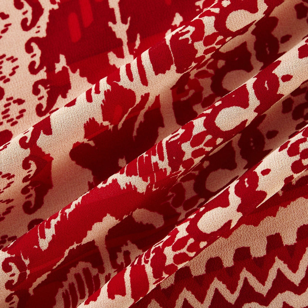 Camillera desenli midi elbise