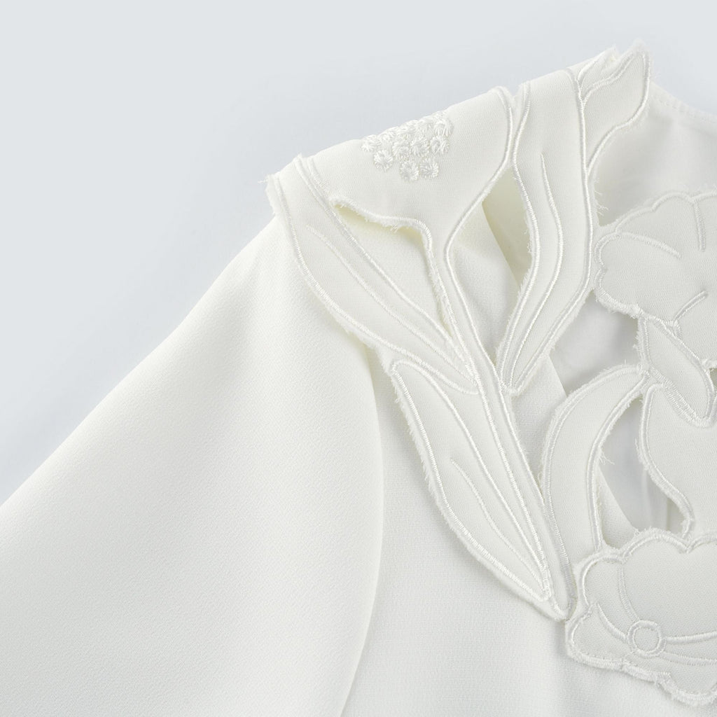 Coline çiçek midi elbise