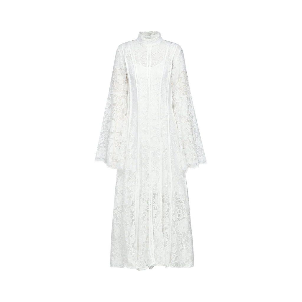 Céline dantel maksi elbise