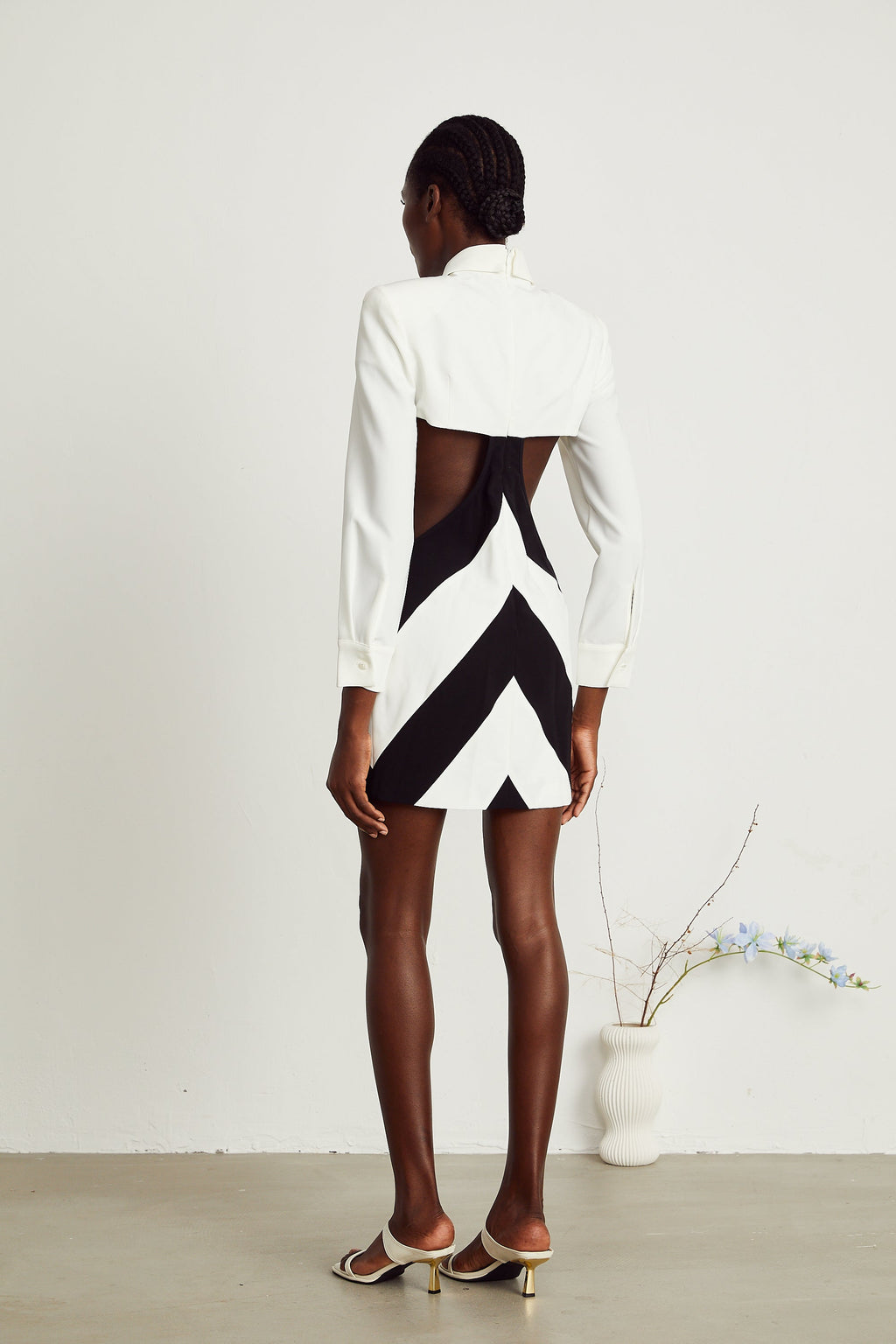 Bağlamalı Mini Elbise