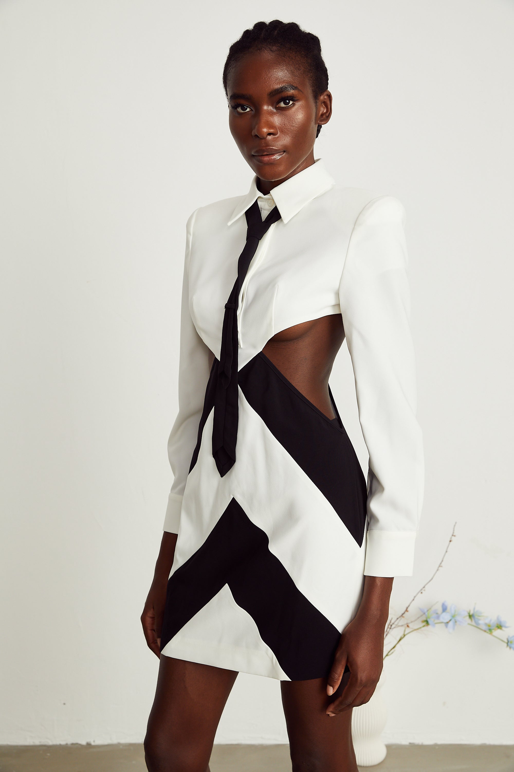 Bağlamalı Mini Elbise