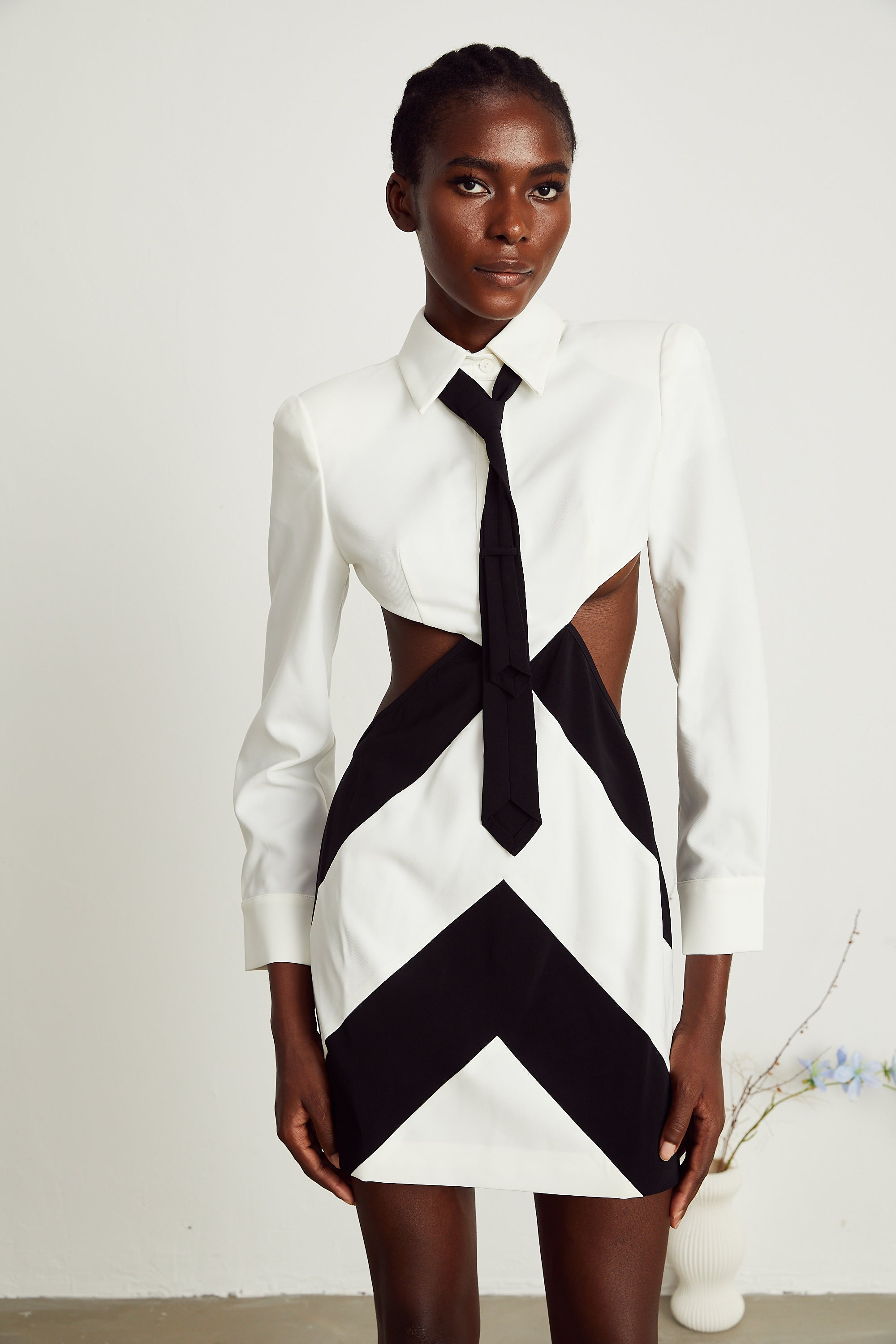 Bağlamalı Mini Elbise