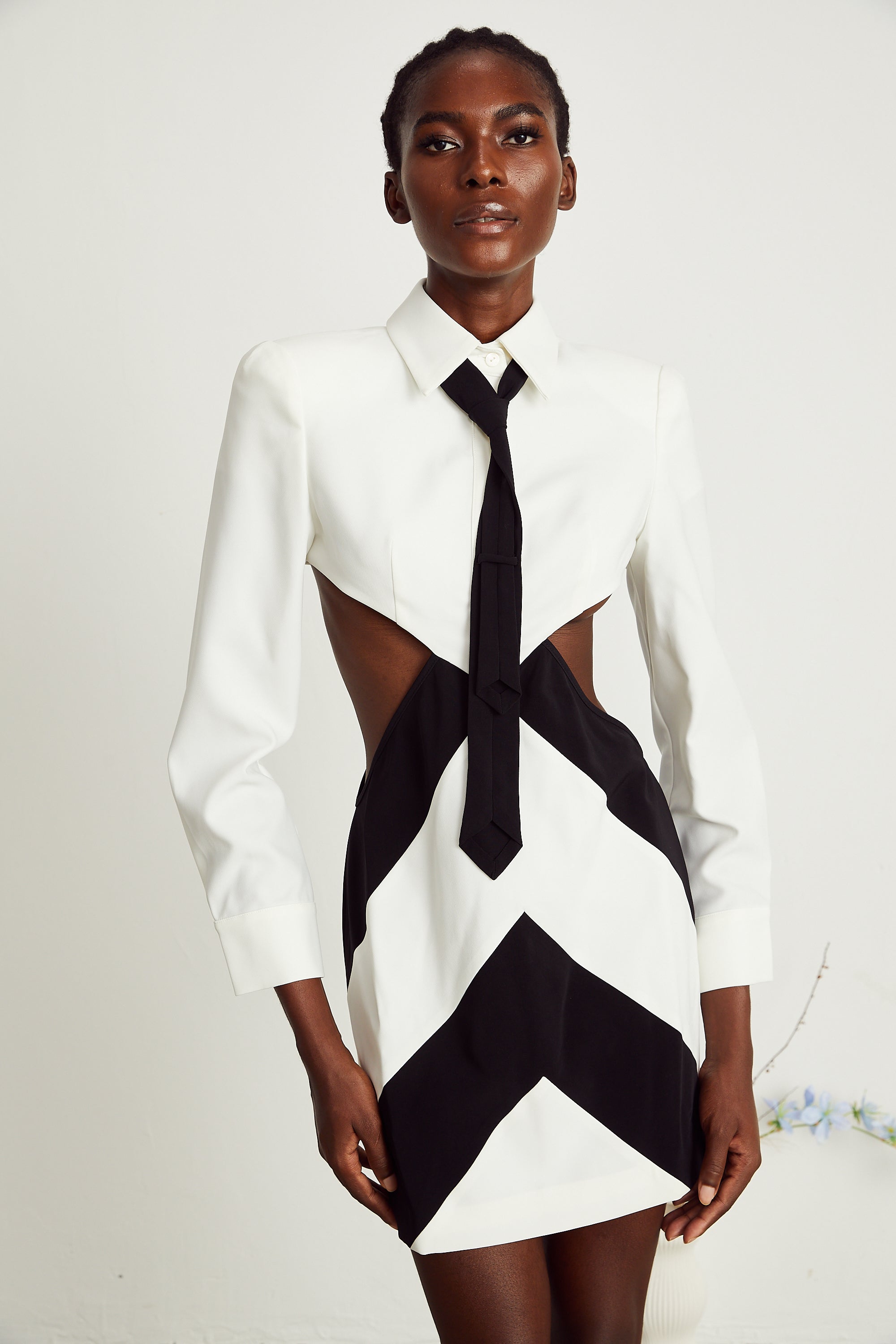 Bağlamalı Mini Elbise