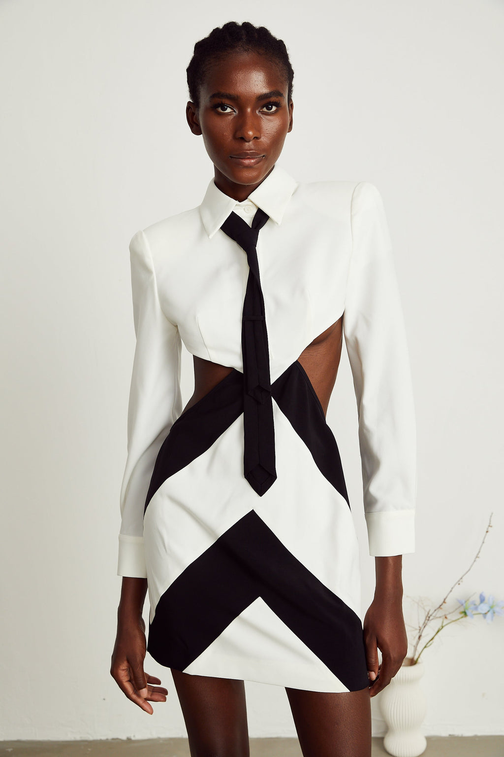 Bağlamalı Mini Elbise