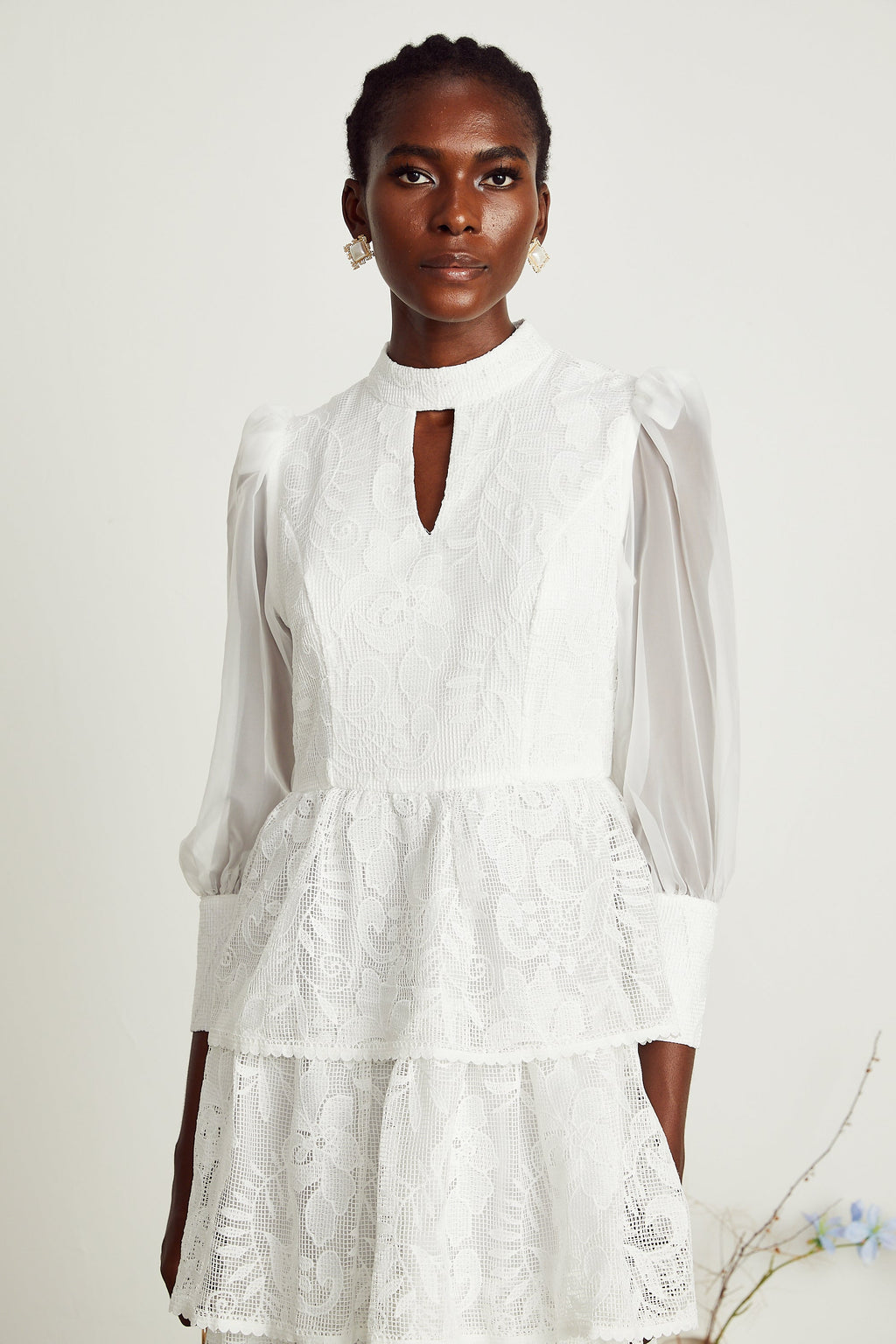 Carolina midi elbise