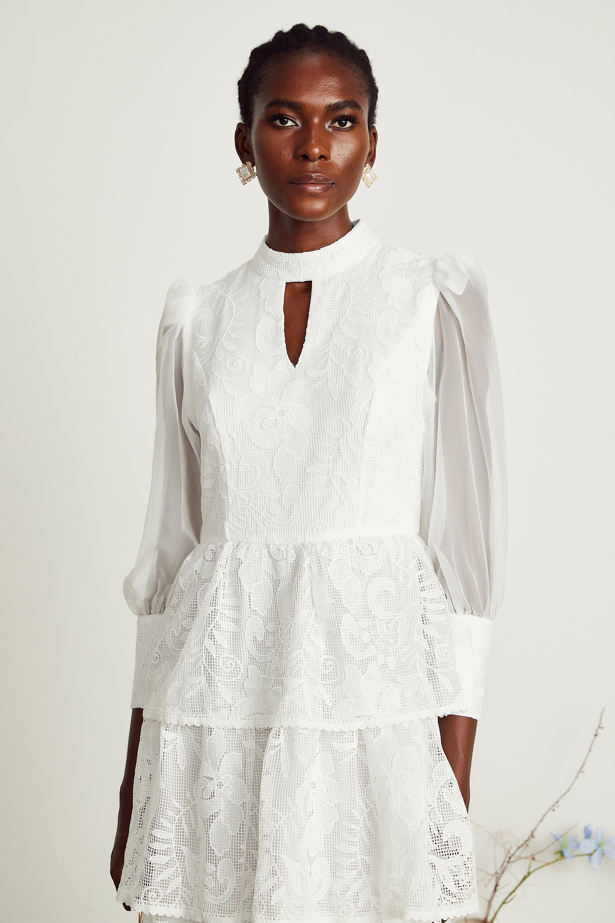 Carolina midi elbise