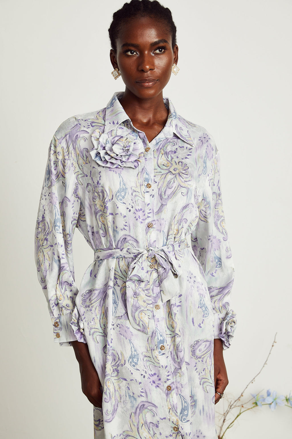 Clothilde midi elbise