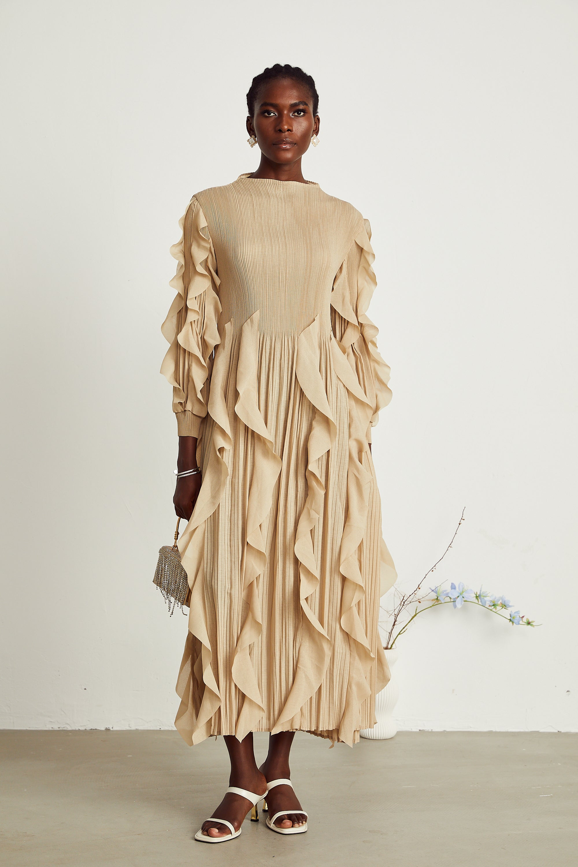 Colette maksi elbise