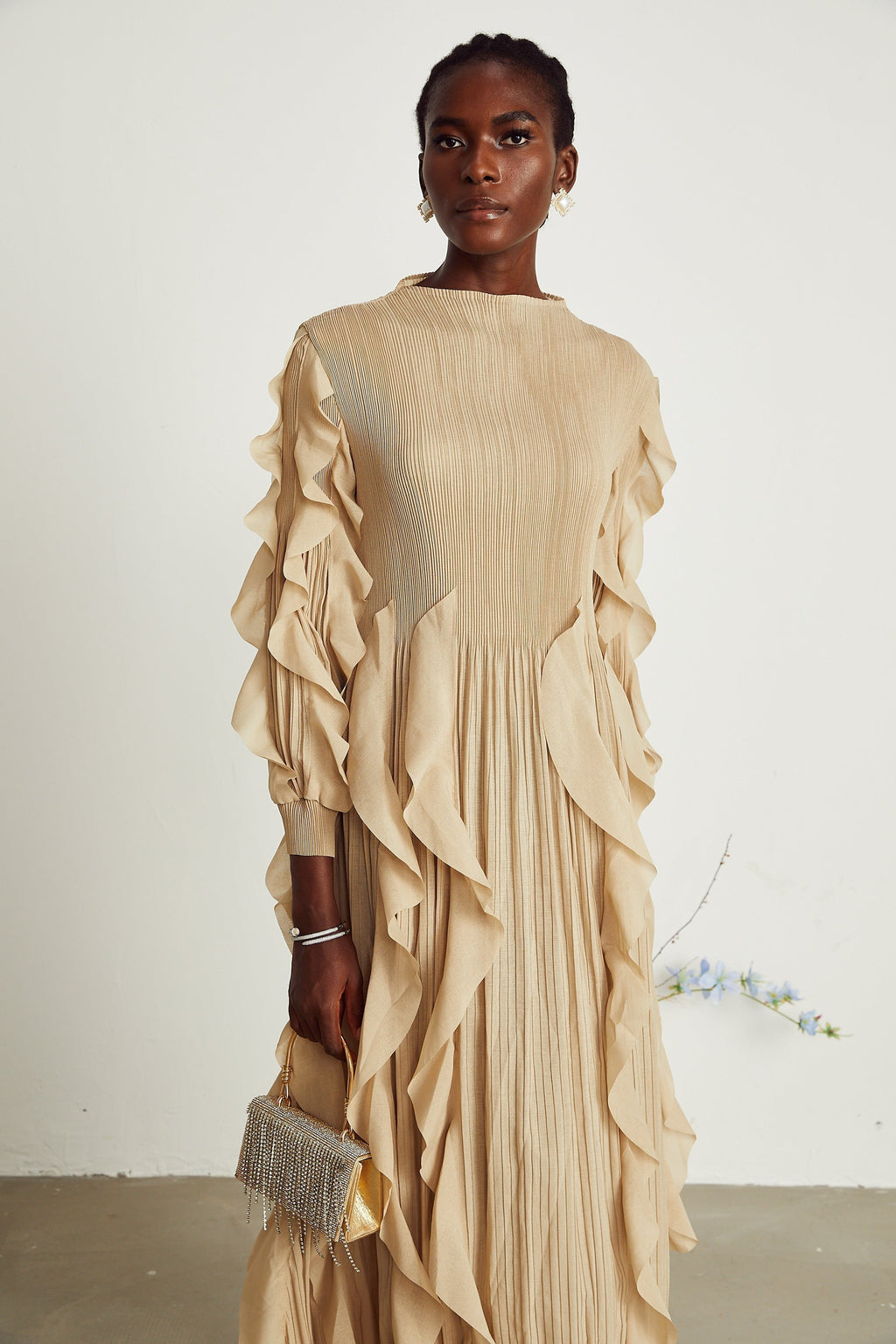 Colette maksi elbise