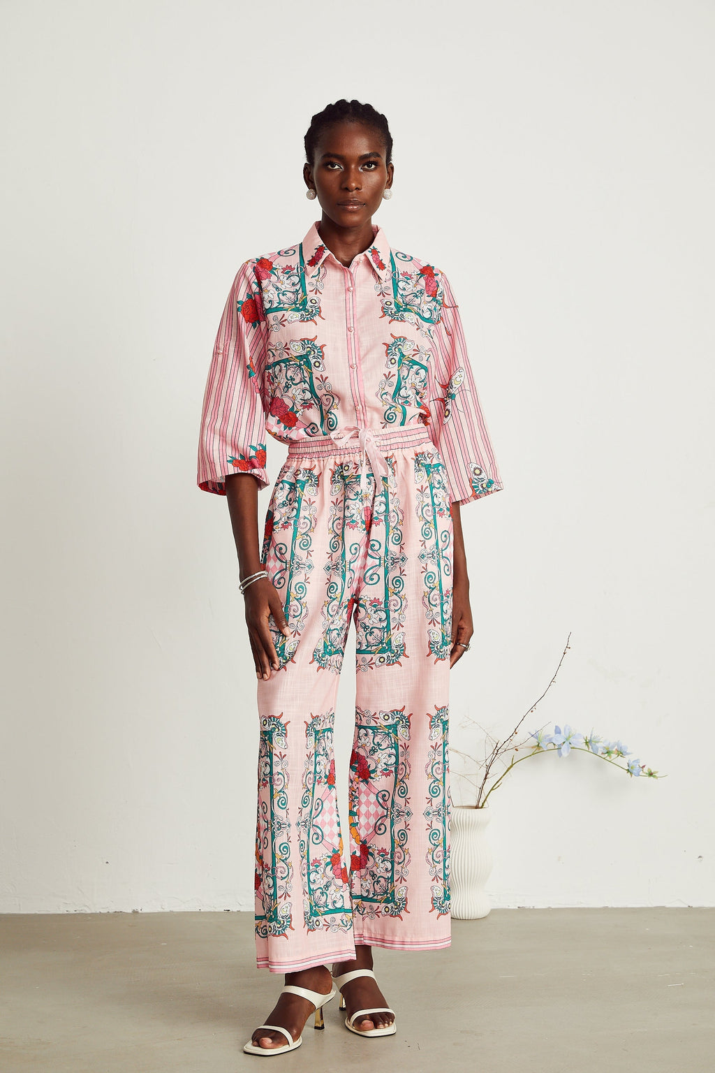 Anaïs gömlek ve pantolon takım