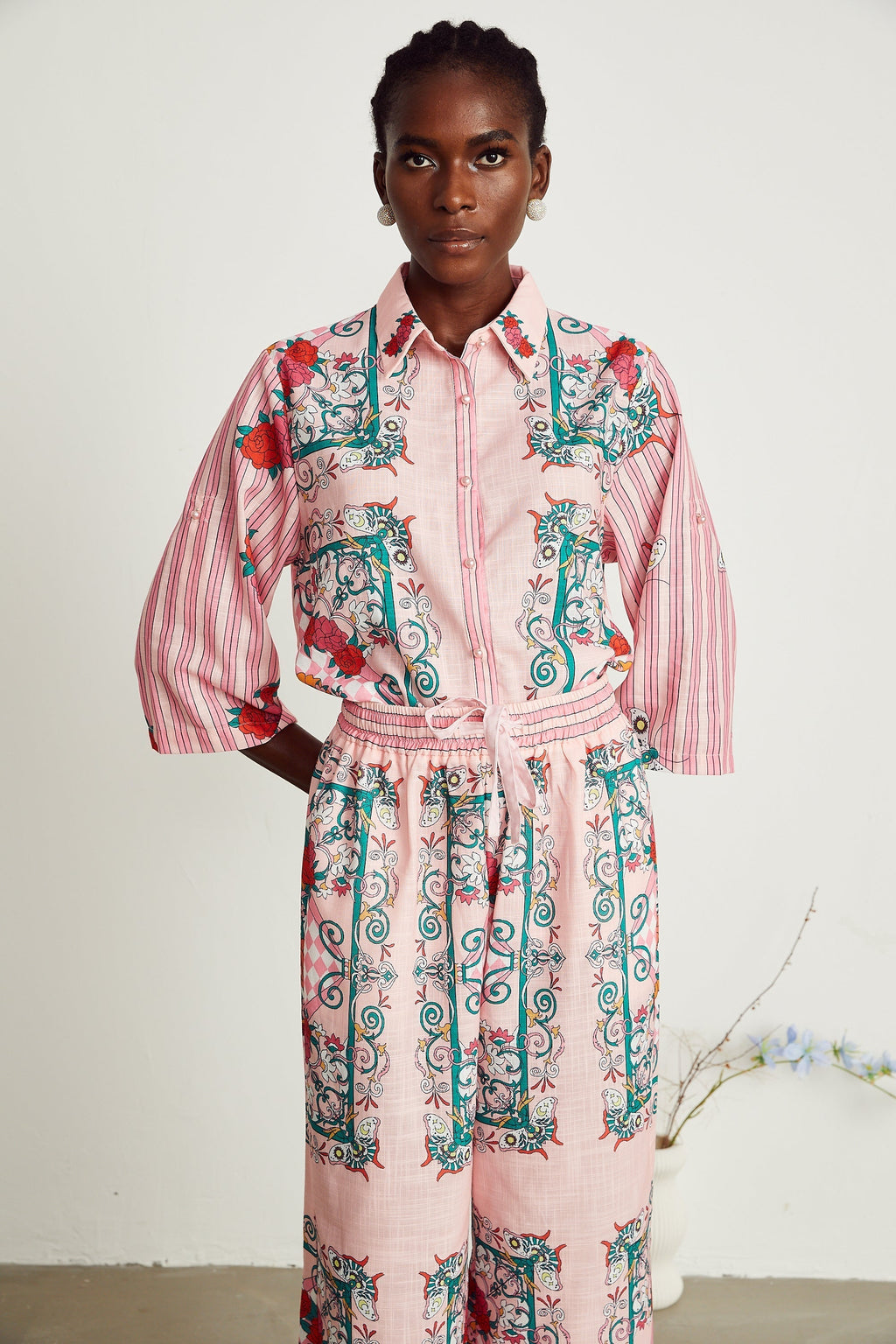 Anaïs gömlek ve pantolon takım