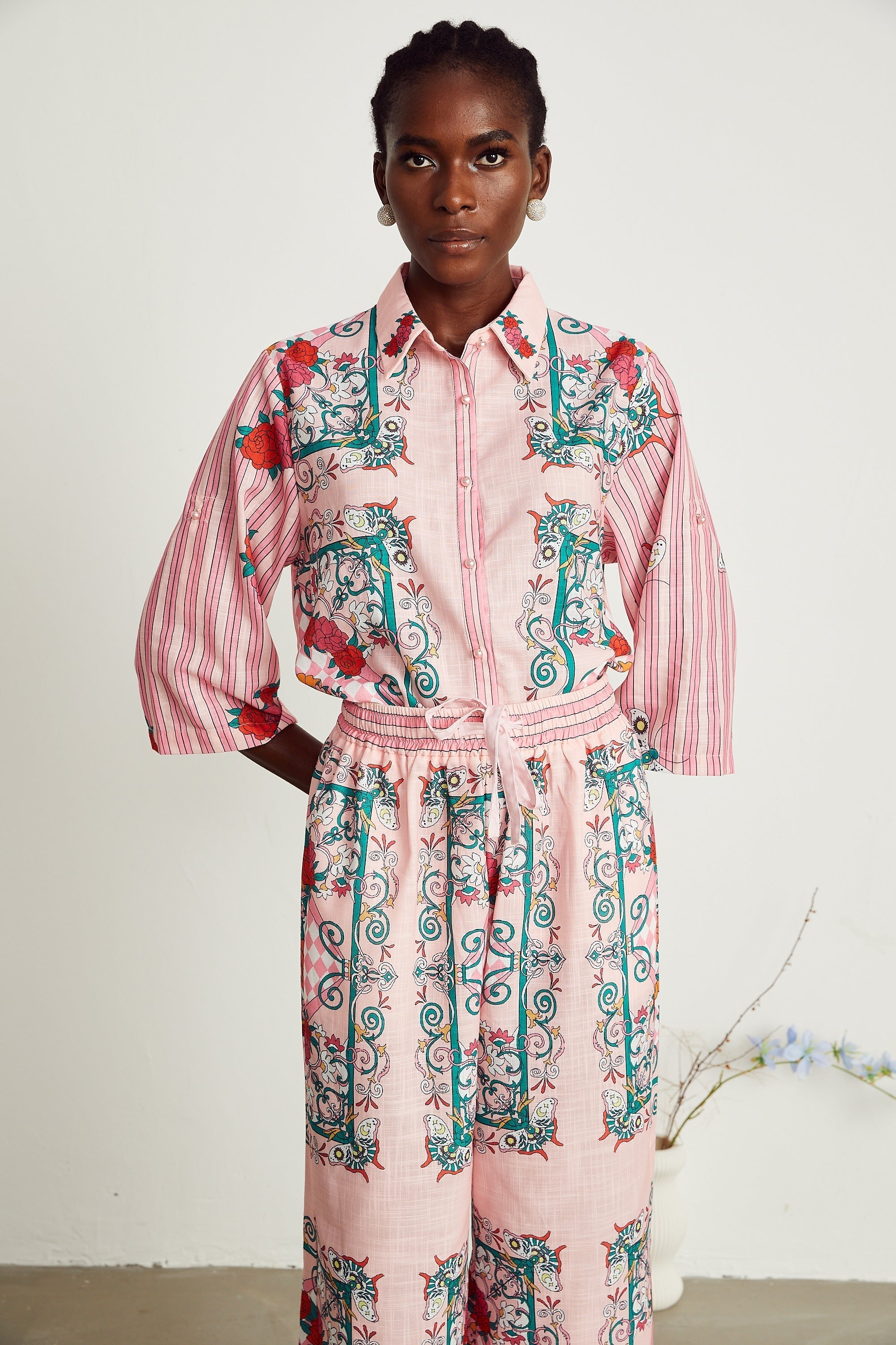 Anaïs gömlek ve pantolon takım