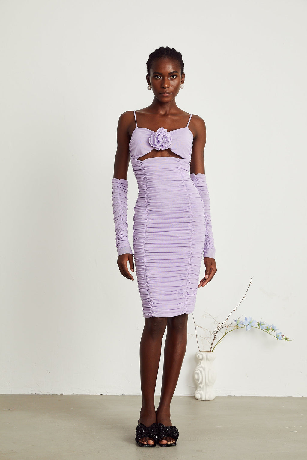 Annabelle midi elbise