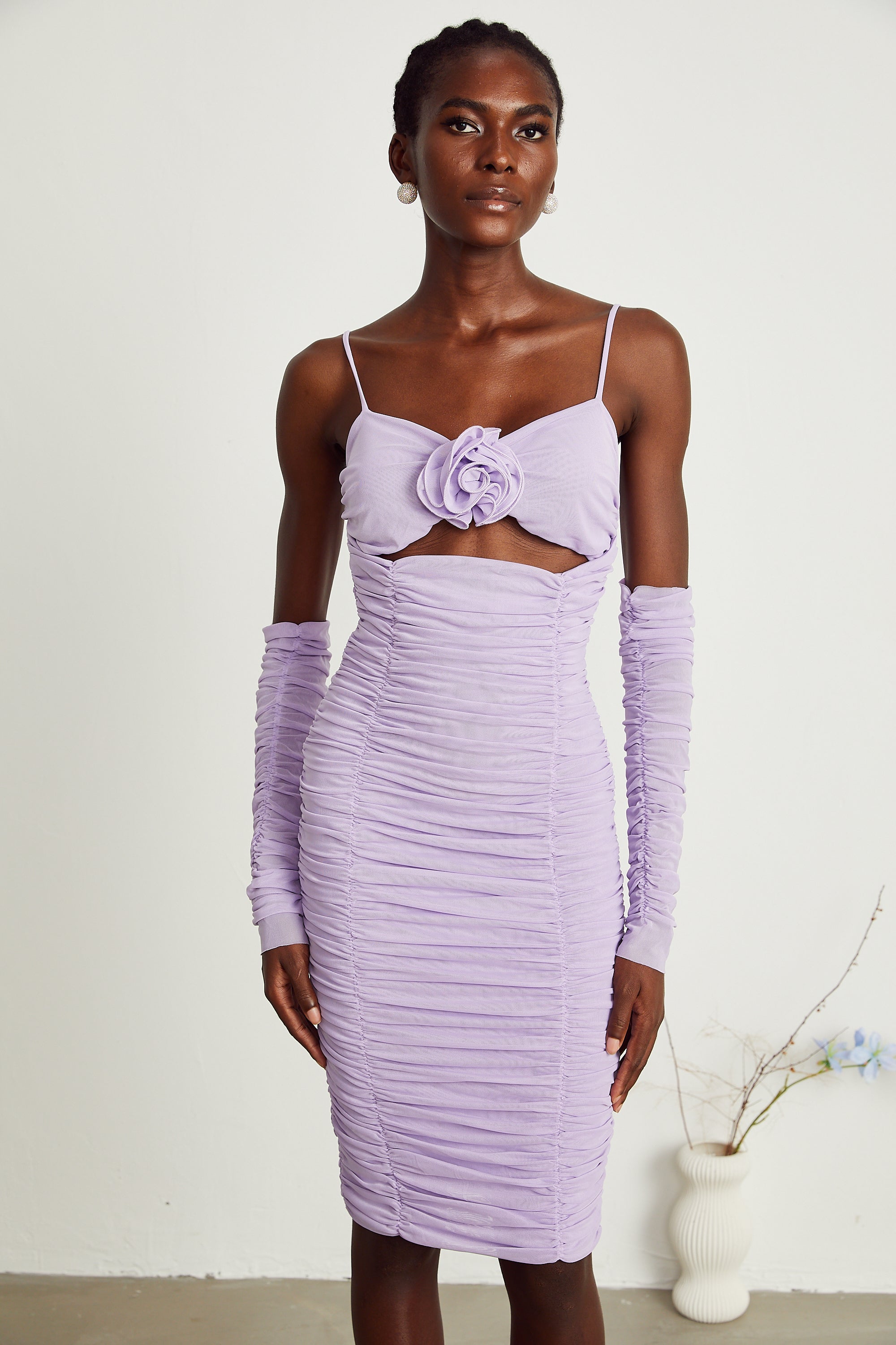 Annabelle midi elbise