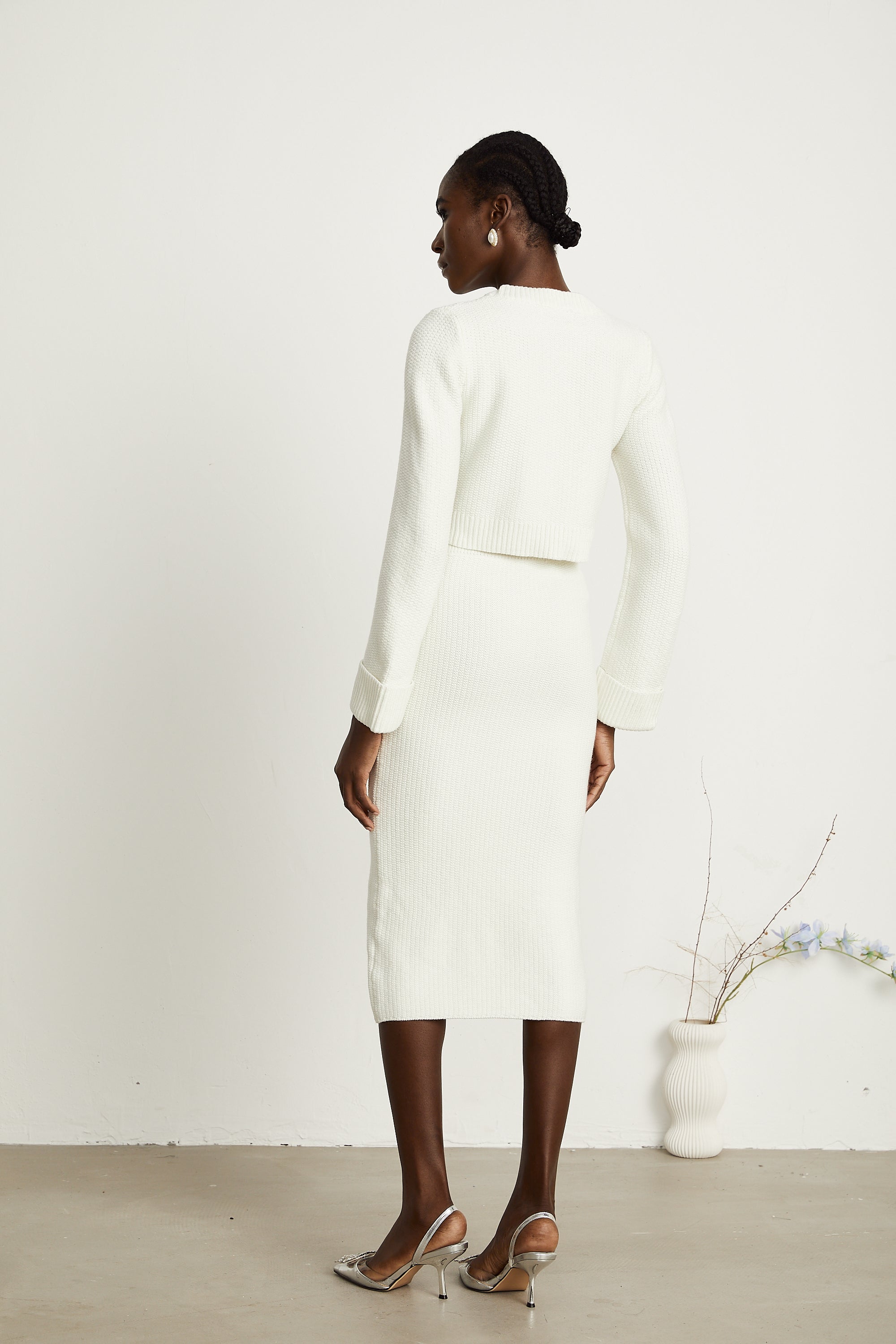 Clarisse hırka ve etek takım