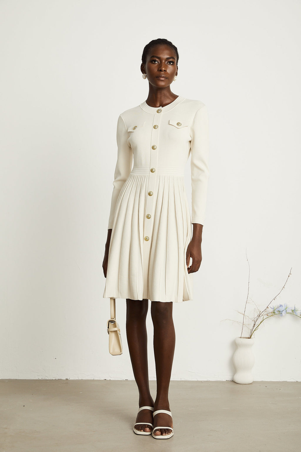 Bérengère mini elbise