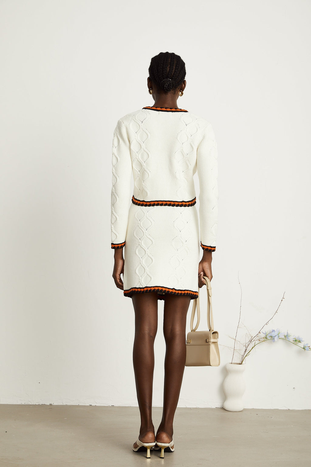 Cécilie hırka ve etek takım