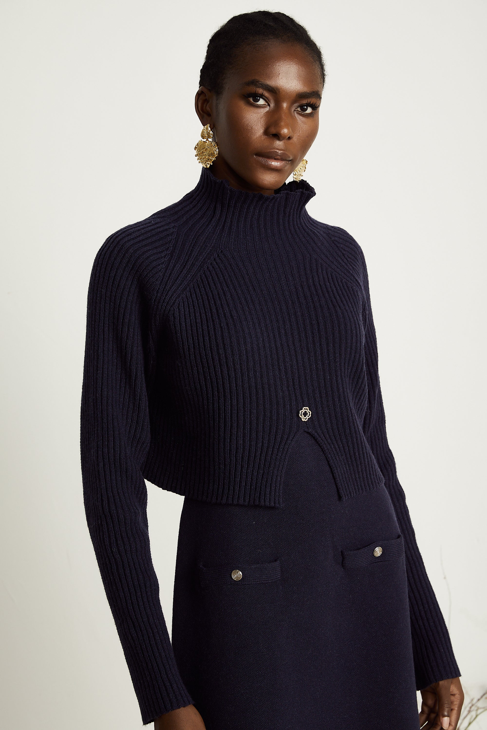 Clarisse top ve elbise takım