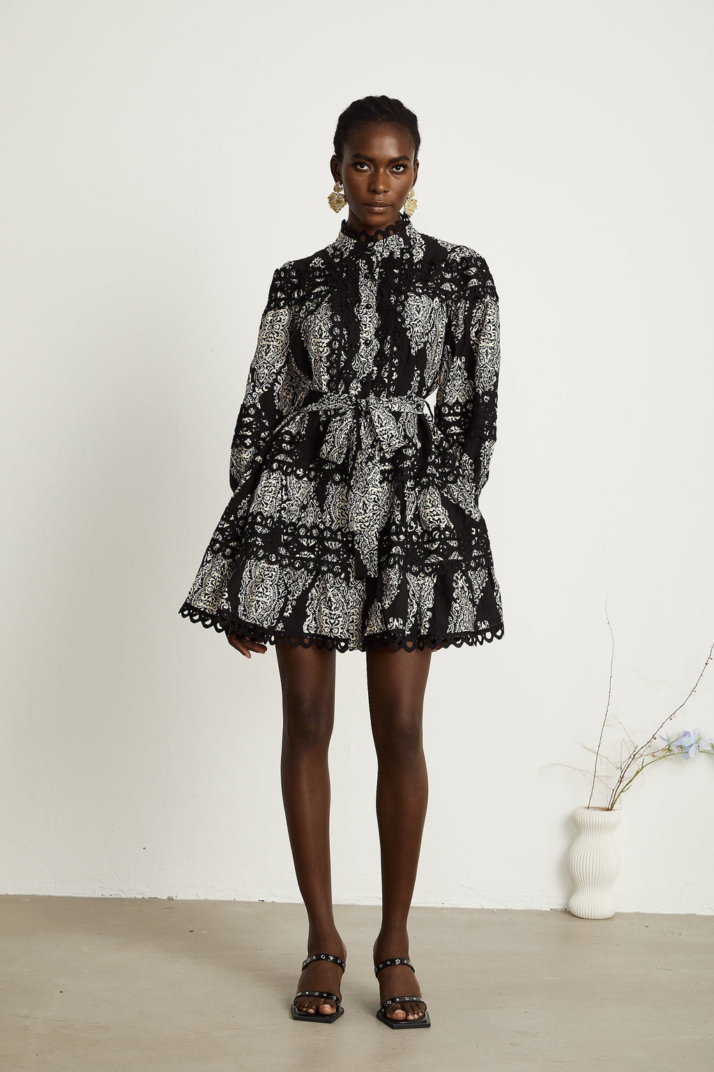 Bérengère desen mini elbise