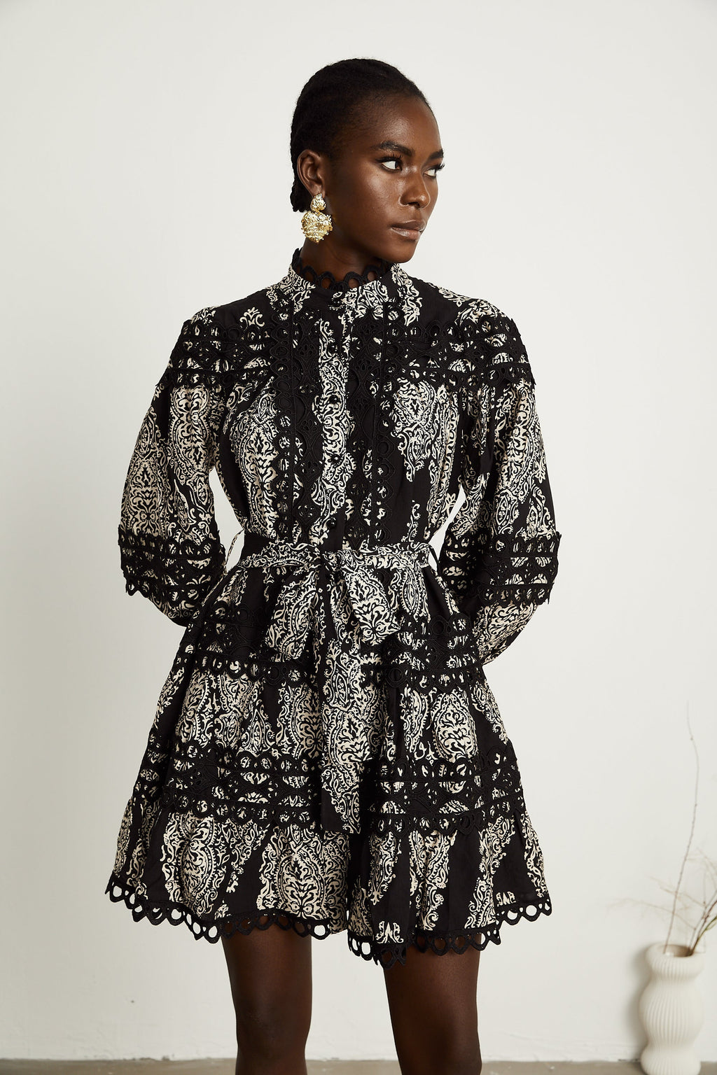 Bérengère desen mini elbise