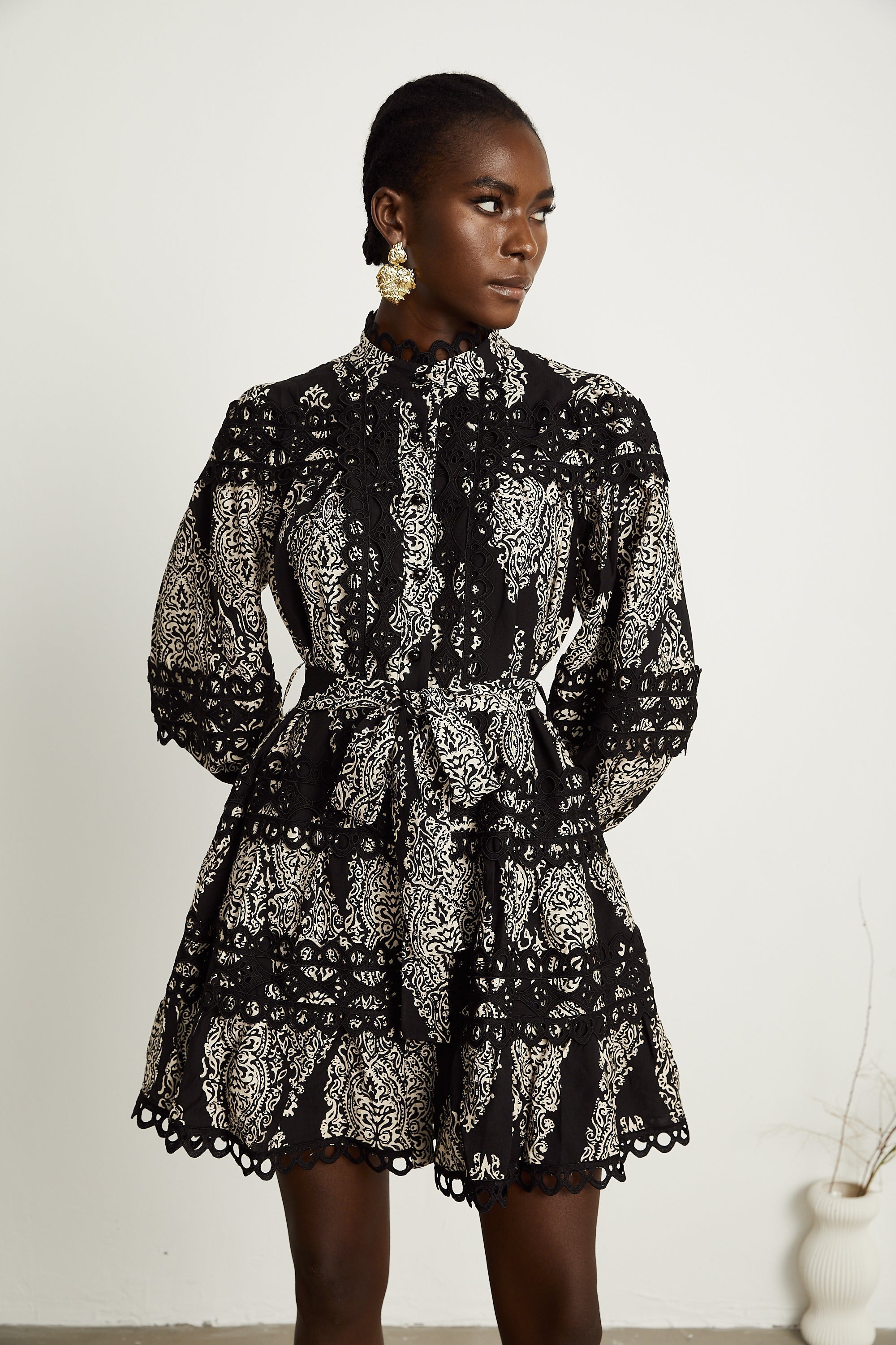 Bérengère desen mini elbise