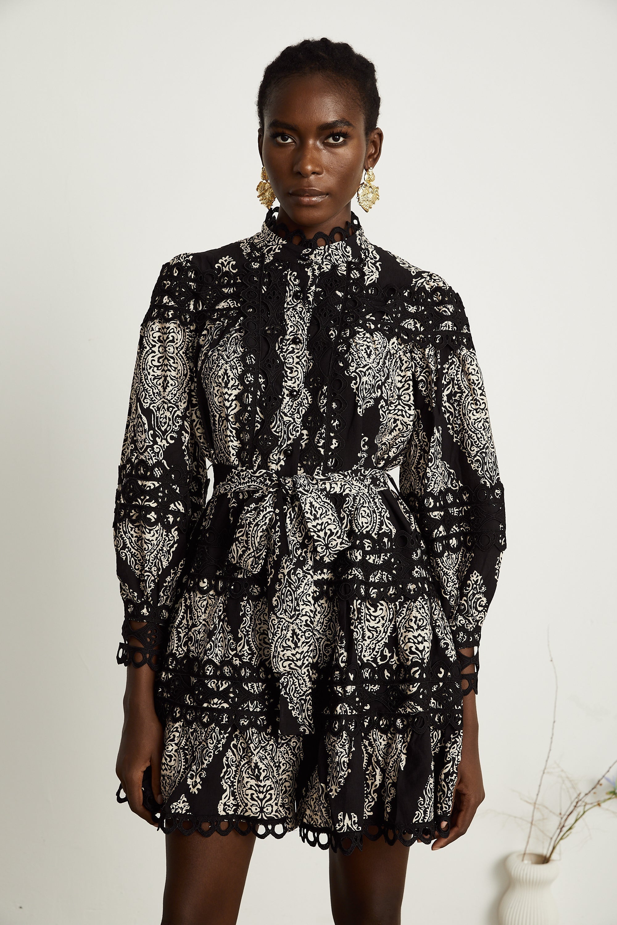 Bérengère desen mini elbise