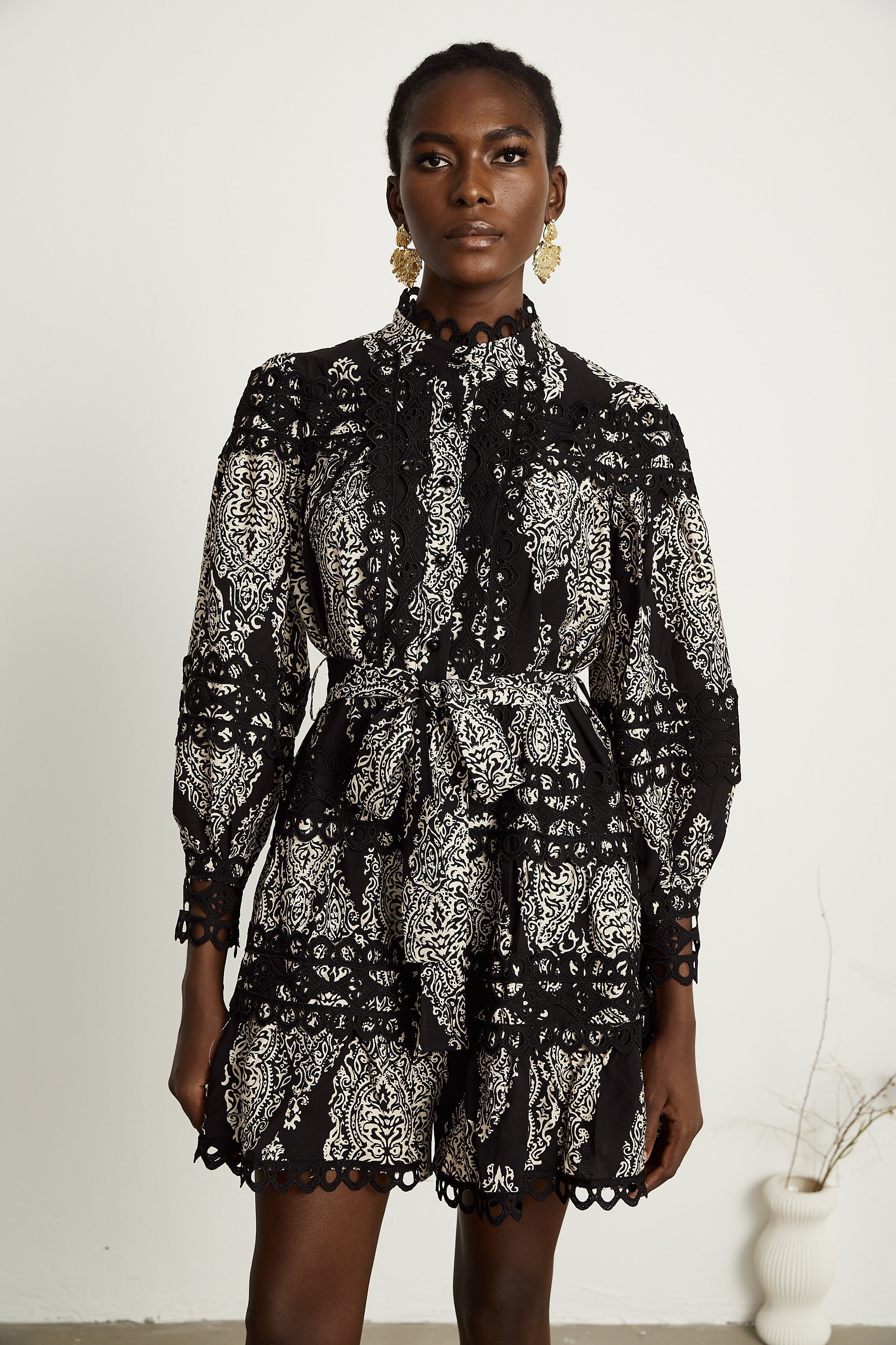 Bérengère desen mini elbise