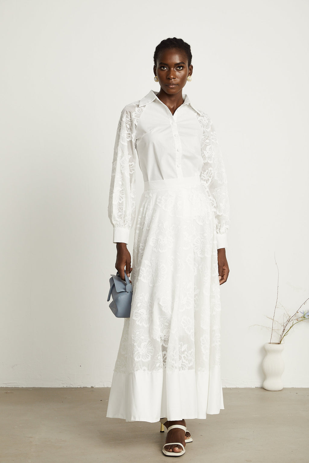 Coralie gömlek ve etek takım