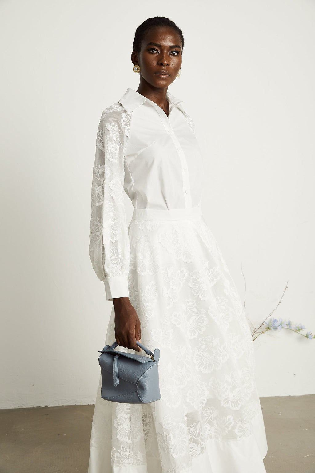 Coralie gömlek ve etek takım