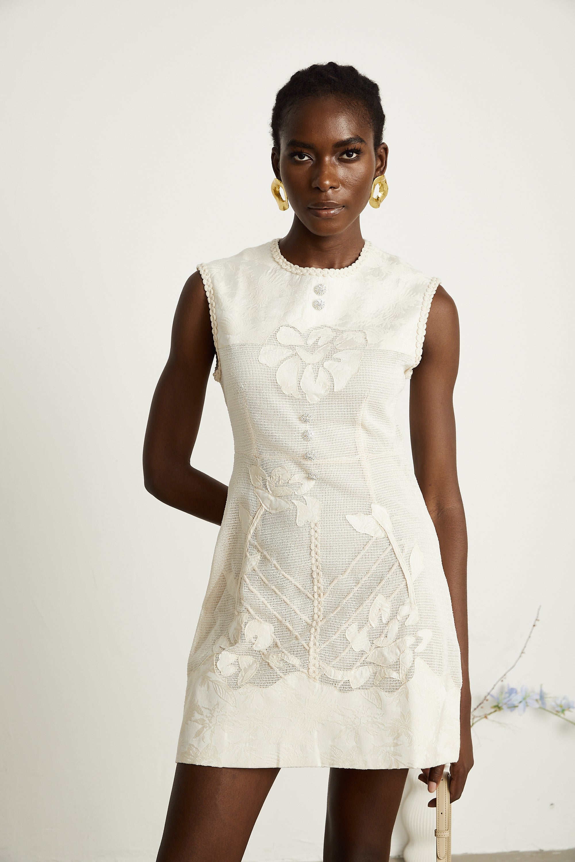 Capucine mini elbise