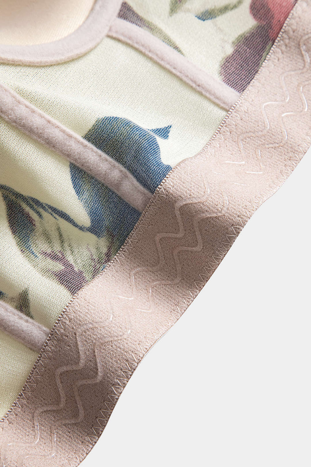 Çiçek Desenli Tül Sırt Dekolteli Korsaj Slip Atlet