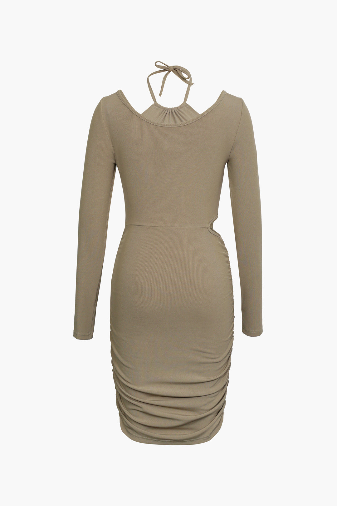 Boyundan Bağlamalı Mini Elbise