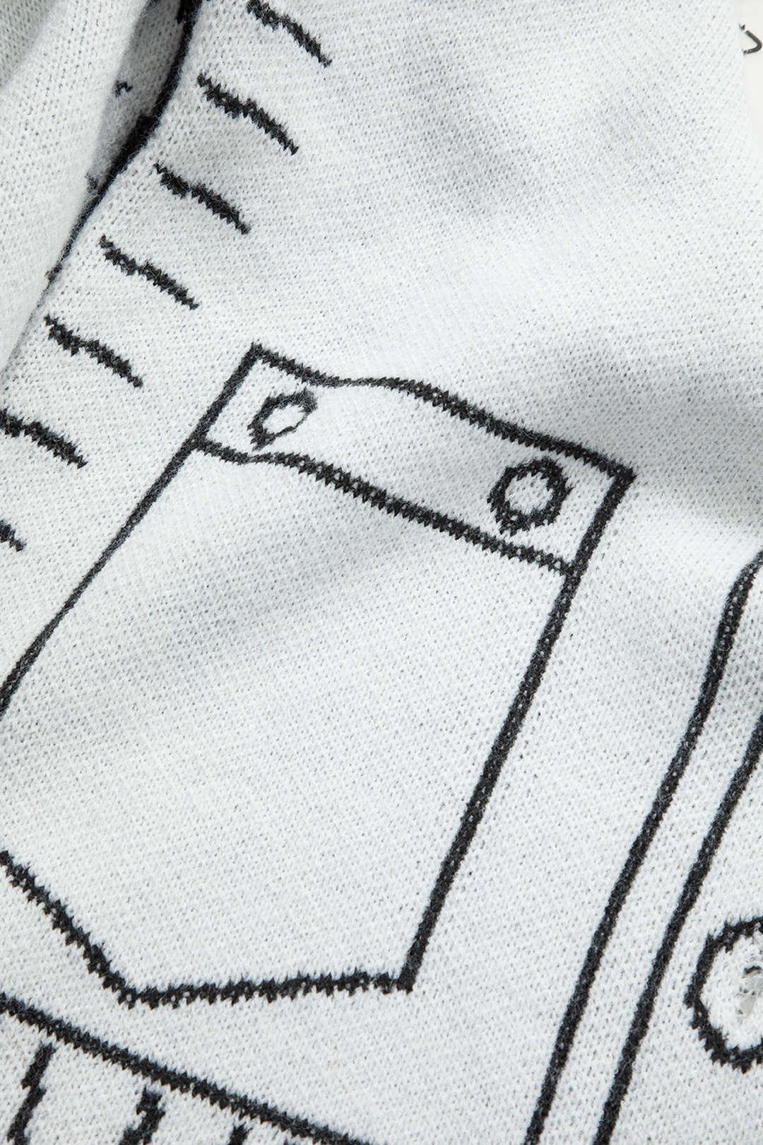 Çizgi Desenli Kazak Hırka