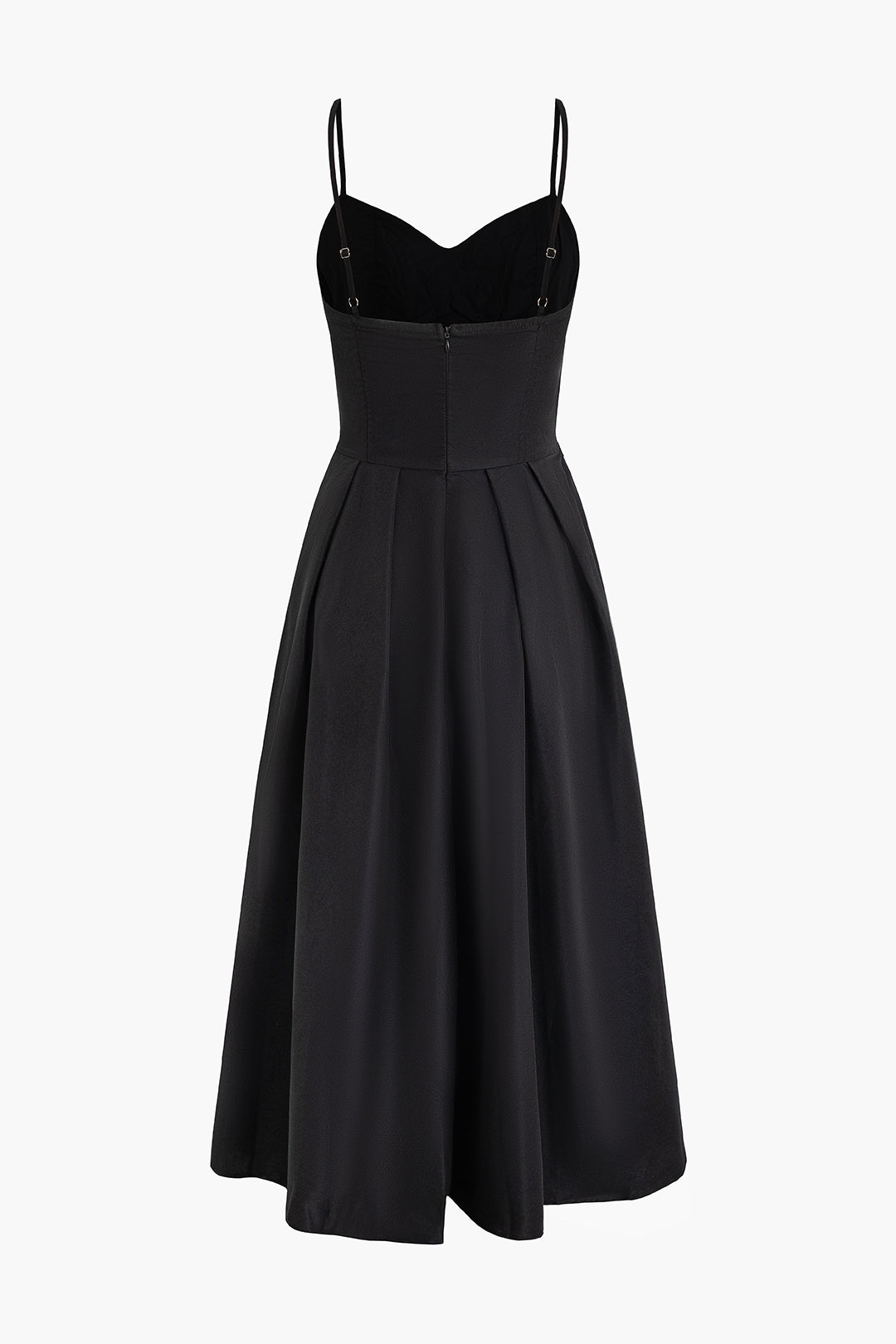 Basic Düz Korse Midi Elbise