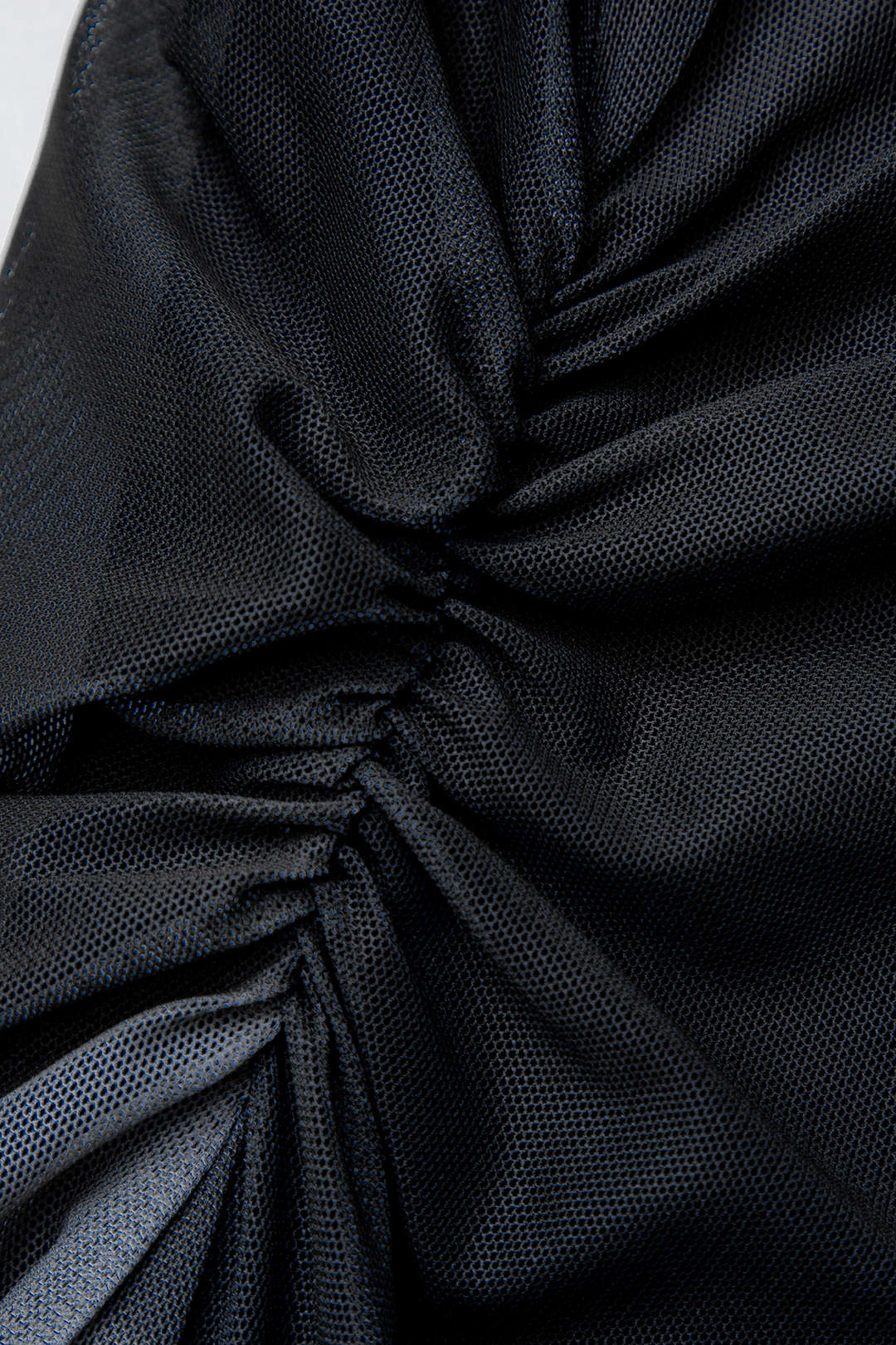 Batik U Yaka File Dantelli Uzun Kollu maksi Elbise