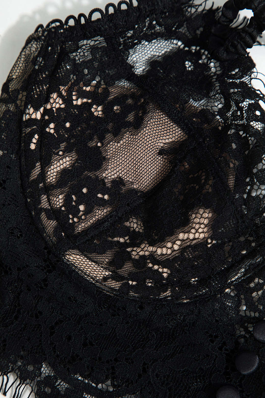 Dantel Sırt Geçişli Sutyen