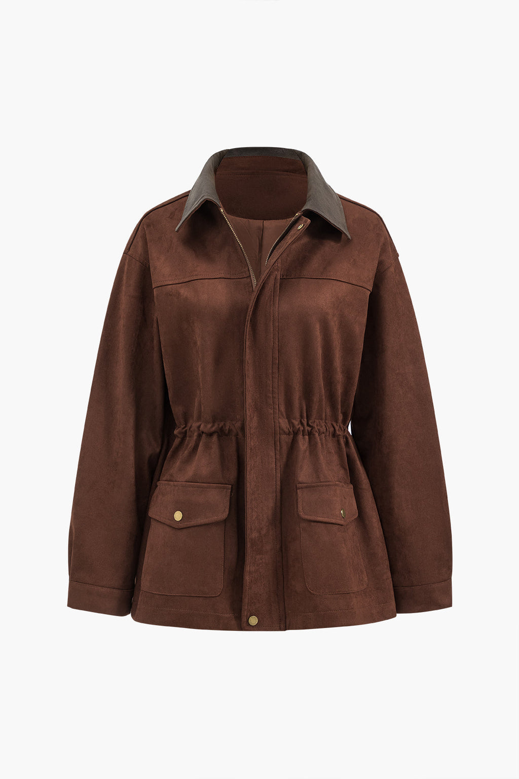 Ciacca Süet Retro Fermuarlı Ceket