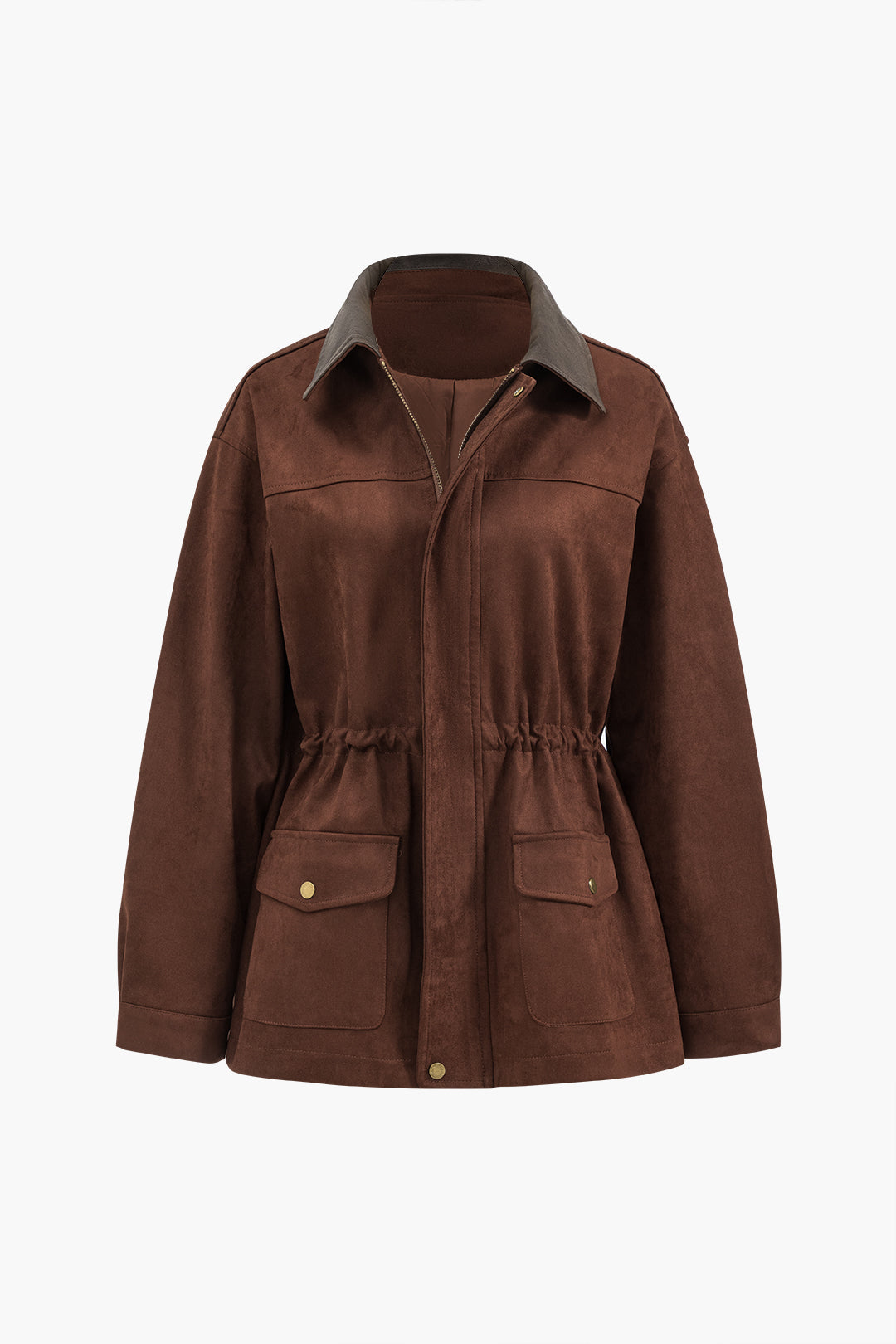 Ciacca Süet Retro Fermuarlı Ceket