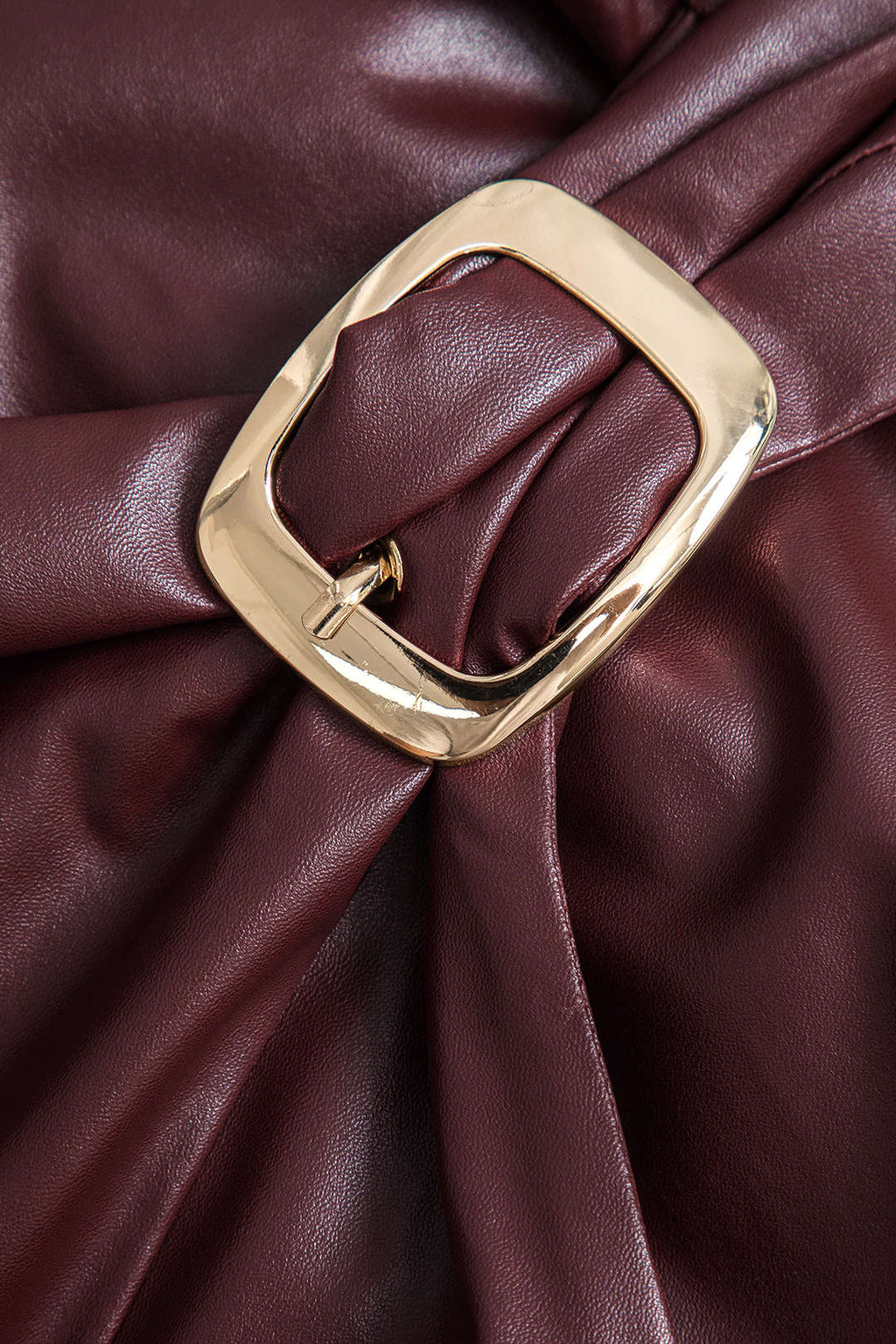 Büyük Beden Deri Dantelli midi Etek