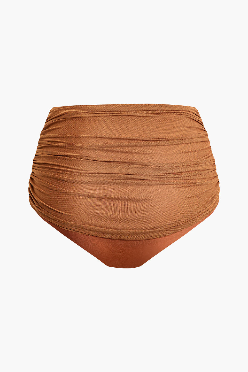 Asimetrik Büzgülü Kolsuz File Mayo