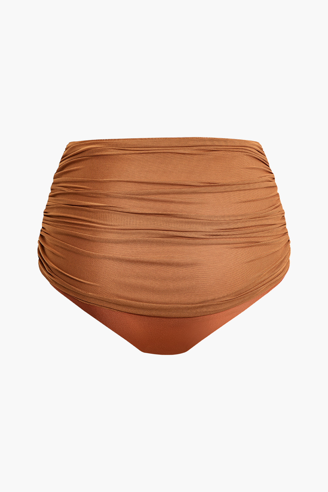 Asimetrik Büzgülü Kolsuz File Mayo