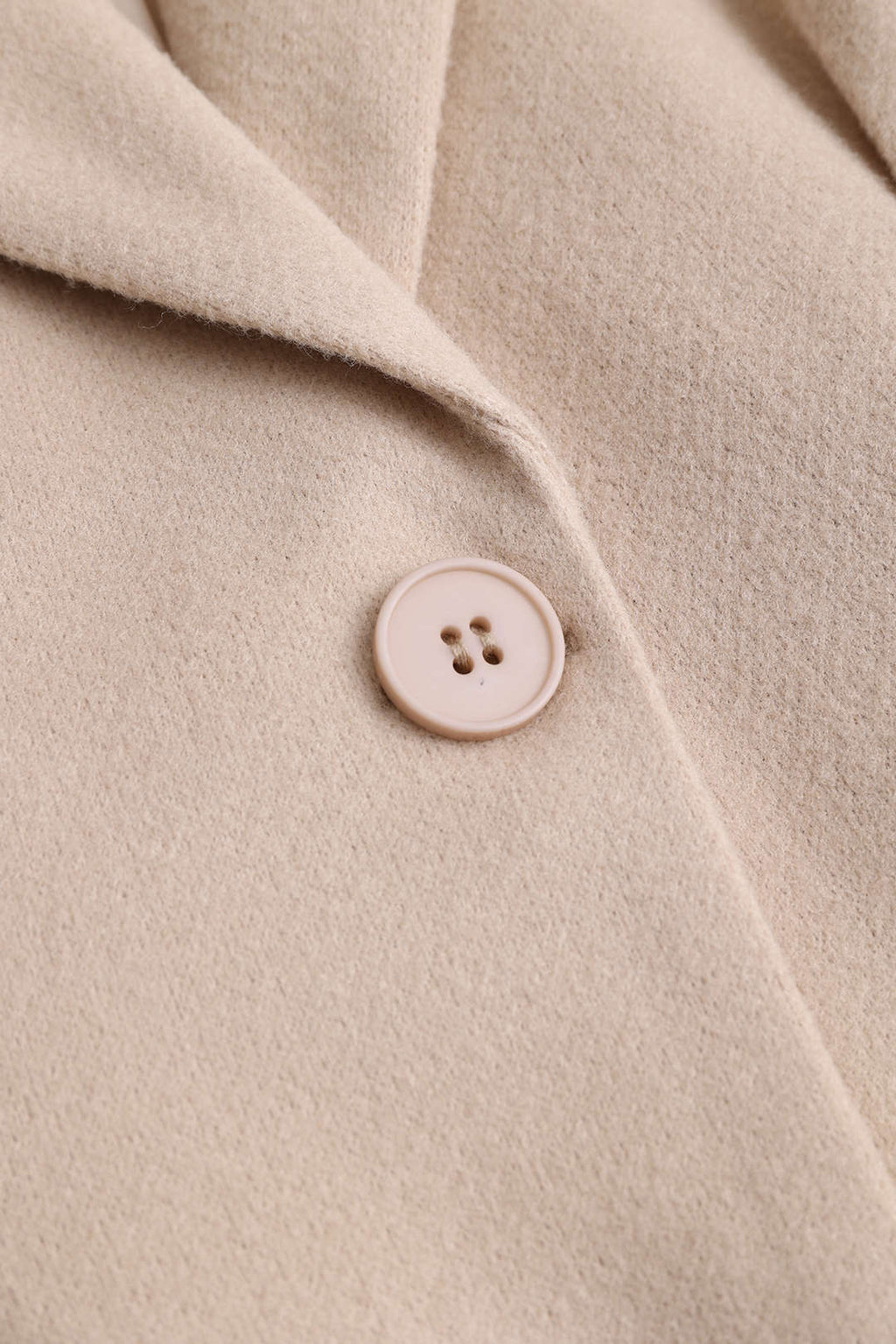 Beli Dantelli Yün V Yaka Ceket