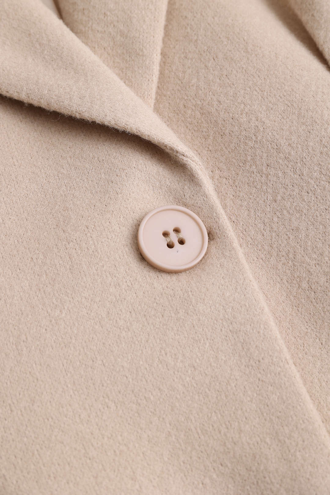 Beli Dantelli Yün V Yaka Ceket