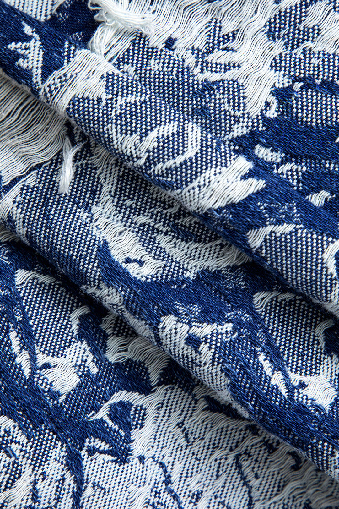 Çiçek Desenli Düğmeli Kot midi Elbise