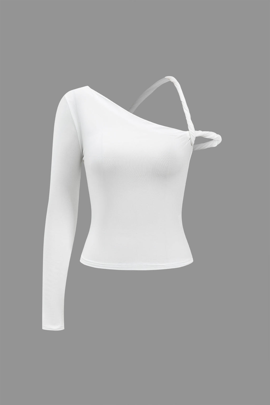 Asimetrik Tasarımlı Uzun Kollu top